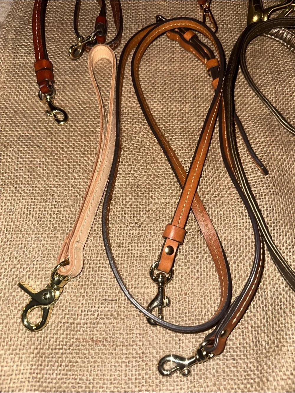 Lot of 11 Purse Straps Women Multi Color/Style Replacement Crossbody leather - Picture 4 of 13